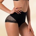 Miniatyrbillede 9 af 10: Mavekontrol Shapewear Undertøj BEIGE XL-XXL XL-XXL beige XL-XXL-XL-XXL