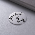 Miniatyrbillede 2 af 5: Pocket Knus Token Opmuntring Fejr gaver Mindesmærke