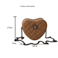 Miniatyrbild 2 av 10: Eagle Head Chain Bag Rhombus Broderad Thread Bag KHAKI khaki