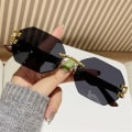 Pikkukuva 10 / 10: Reunattomat aurinkolasit Leopard Head aurinkolasit GRADIENT BLUE Gradient Blue Yellow