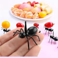 Pikkukuva 5 / 9: 12 kpl Ants Moving Shape Fork Ants Moving Fruit Fork -kakkusisäosa 12pcs