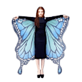 Miniatyrbillede 5 af 10: Butterfly Cape Butterfly Wings sjal 06 06 06