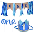 Miniatyrbild 1 av 10: Färgglad tofs Barnstolsbanner Färgglad tofsbanner STYLE 3 style 3