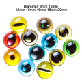 Miniatyrbillede 7 af 10: 20 stk/10 par Eyes Crafts Eyes Puppet Crystal Eyes 20MMCOLOR 20mmcolor random