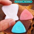 Miniatyrbillede 5 af 10: Guitar Pick Ruan Pick Plectrum WHITE 2 2 White 2-2