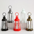 Miniatyrbillede 5 af 10: Led Lantern Candle Lantern GULD gold