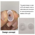 Miniatyrbilde 2 av 10: 10 stk/5 par Eyes Crafts Eyes Puppet Crystal Eyes GULL Gold