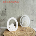 Miniatyrbillede 7 af 10: Hule kaninlys dekoration 3D hjerte kaninform 4 4 4