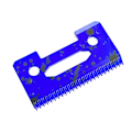 Miniatyrbilde 1 av 8: Barber Clipper Keramisk Blade Hårtrimmer Kutterhode BLÅ blue