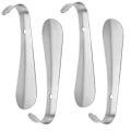 Miniatyrbilde 1 av 5: 4 stk Skohorn Skobruker Boot Jack Silver 4 Pcs-4 Pcs