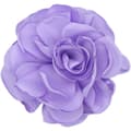 Tyg Stor Ros Blomma Brosch Blom Brosch LILA purple