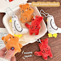 Miniatyrbild 9 av 9: Mini Doll Pendant Animal Keychain C C C