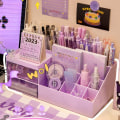 Miniatyrbild 7 av 10: Desktop Organizer Förvaringslåda för kontorsmaterial BLÅ Blue
