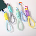 Miniatyrbillede 4 af 6: Flettet Nøglering Anti Lost Knot Rope Strap 2 2 2