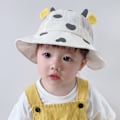 Miniatyrbillede 3 af 10: Baby Bucket Hat Solhætte SORT STYLE 2 STYLE 2 Black Style 2-Style 2