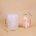 Miniatyrbillede 3 af 10: Alpaca Silikone Lyseform Silikone Form L L L