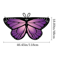 Miniatyrbilde 2 av 10: Butterfly Cape Butterfly Wings Shawl 01 01 01