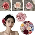 Pikkukuva 8 / 10: Peony Flower -hiusklipsi Tekokukkahiusneulat C C C