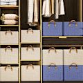 Miniatyrbild 5 av 10: Kläder Quilts Förvaringslåda BH Organizer BEIGE EXTRA beige extra large-extra large