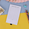 Miniatyrbillede 5 af 6: 2 STK Købmandsliste Magnetisk Notesblok To Do List Notesblok Magnetisk