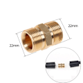 Miniatyrbillede 3 af 6: 1 stk. slangestik han-hun-adapter F22 TO M3/8(S) F22 TO F22 to M3/8(S)