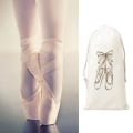 Miniatyrbillede 10 af 10: Dansesko opbevaringstaske Bundle Mouth Velvet Bag C C C