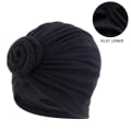 Miniatyrbild 7 av 10: Kvinnor Turban Cover SVART Black