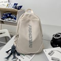 Miniatyrbillede 3 af 10: College Rygsæk Skoletasker HVID White