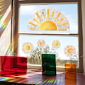 Pikkukuva 5 / 10: Auringonsieppaajan ikkunatarrat Staattinen lasitarra 2 2 2