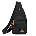 Miniatyrbillede 1 af 10: Brysttaske Messenger Bag SORT Black