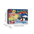 Miniatyrbild 4 av 7: 24-pack Julkalender Låda Snögubbe Mochi Djur
