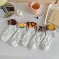 Miniatyrbilde 5 av 10: Low Top Sokker Tynn sokk SMILEY FACE SMILEY FACE smiley face