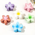 Miniatyrbilde 6 av 8: Frangipani Hårklemmer Blomst Hårklemme GUL GRADIENT FARGE yellow gradient color-gradient color