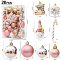 Miniatyrbillede 3 af 9: Julekuglesæt Juletræspynt GULD 29STK 29STK gold 29pcs-29pcs