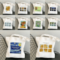 Miniatyrbillede 8 af 10: Lærredsstoftaske Shoppinghåndtaske C C C