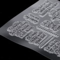 Miniatyrbillede 4 af 8: Stempel Gummistempel A A A