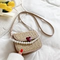 Miniatyrbild 1 av 10: Vävd väska Single Shoulder Crossbody-väska KHAKI khaki