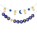Miniatyrbillede 1 af 10: EID Mubarak Banner Ramadan Kareem Banner BLÅ