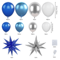 Miniatyrbild 8 av 9: Ballongbågesats Latexballonger C C C