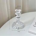 Miniatyrbild 3 av 10: Kristallljusstake Romersk ljusstake C C C