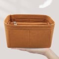 Miniatyrbild 4 av 10: Bucket Bag Insert Bag Linner Bag BROWN A A brown A-A