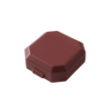 Miniatyrbilde 1 av 10: Pilleetuier 6 Grids Pill Splitters WINE RED Wine red