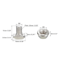 Miniatyrbilde 1 av 5: 20 STK T-spor Drop-in Bolt M5 sekskant flensmuttersett M5x10mm20pcs/Set