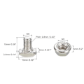Miniatyrbillede 1 af 5: 20 STK T Slot Drop-in Bolt M5 Sekskant Flangemøtrik Sæt M5x10mm20pcs/Set