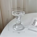 Miniatyrbillede 7 af 10: Krystal lysestage romersk lysestage C C C