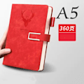 Miniatyrbillede 1 af 10: A5 Notebook Journal RØD red