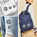 Miniatyrbillede 9 af 9: 15 stk. Stryge-på-lapper Fodbold Broderet Patches