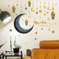 Miniatyrbillede 6 af 10: Eid Mubarak Vægstickers Ramadan Vindue Stickers STYLE 4 STYLE