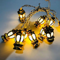Miniatyrbilde 6 av 10: EID Mubarak Lyslenke med LED-lys MULTICOLOR LANTERN