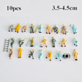 Miniatyrbillede 3 af 10: 10/25 stk. Byggearbejder Modelbygning Mennesker Figurer 2 2 2